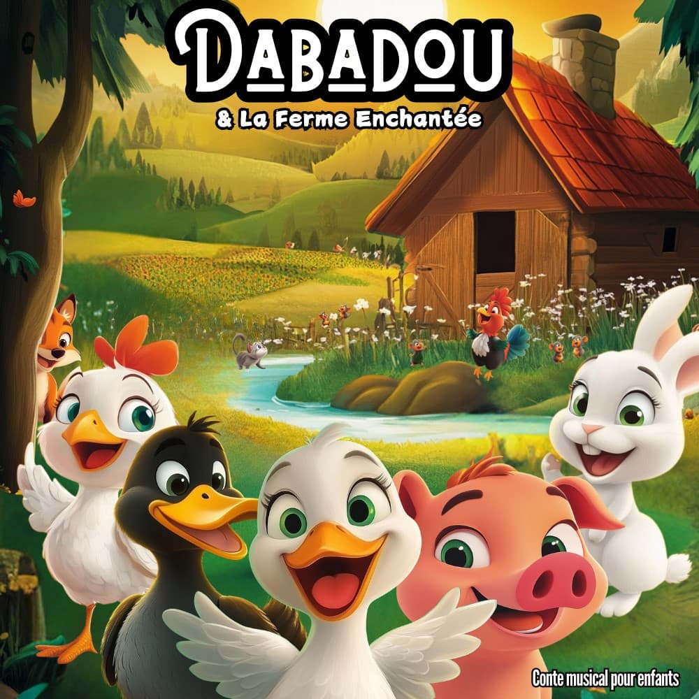 Visuel carré officiel — Dabadou & la ferme enchantée