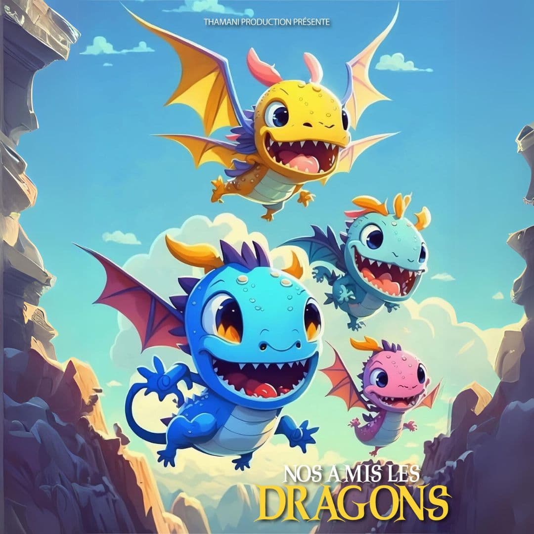 Visuel carré officiel — Nos amis les dragons